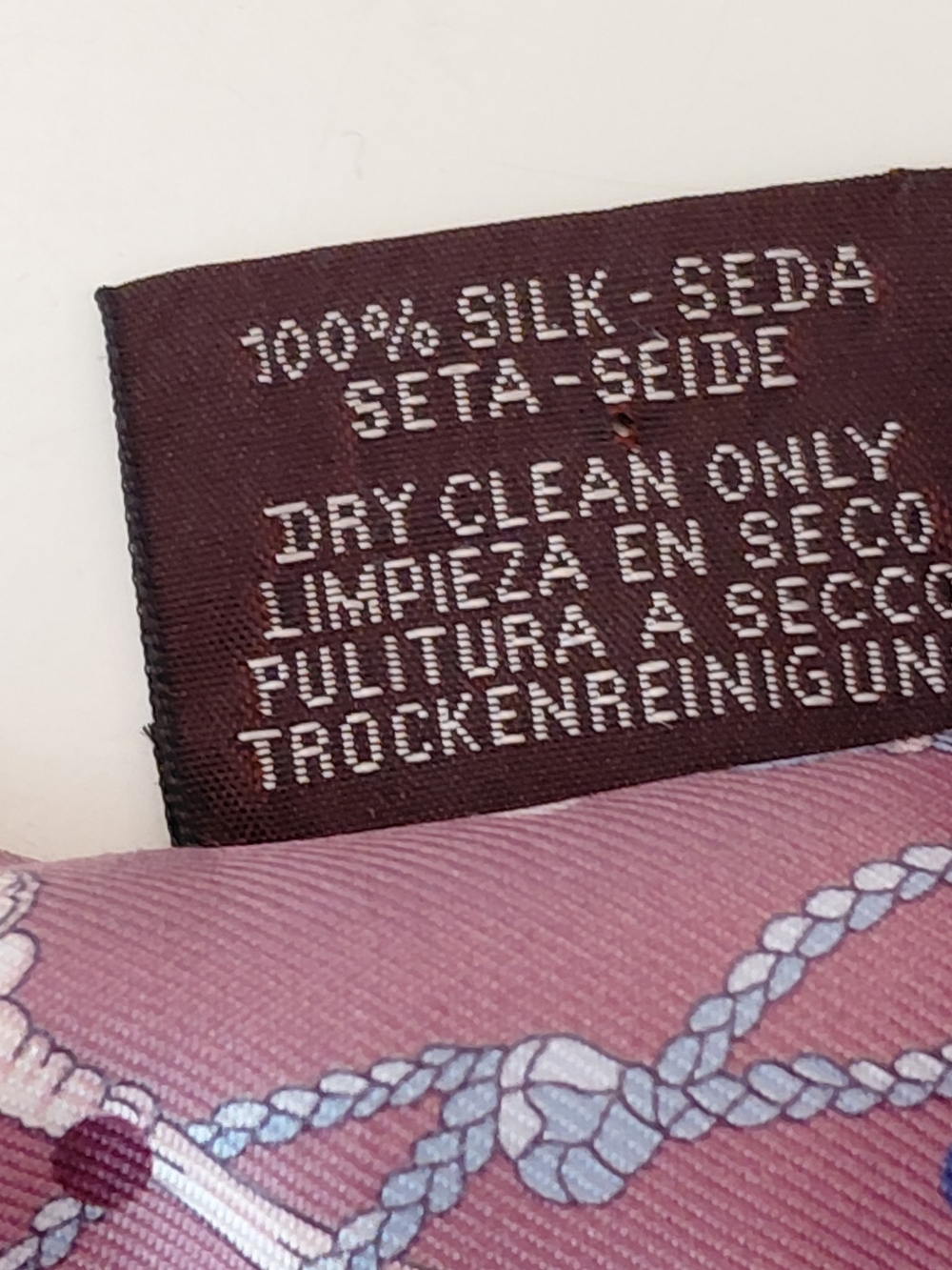 Hermes Les Cles A Pois Silk Twilly Scarf - Picture 4 of 6